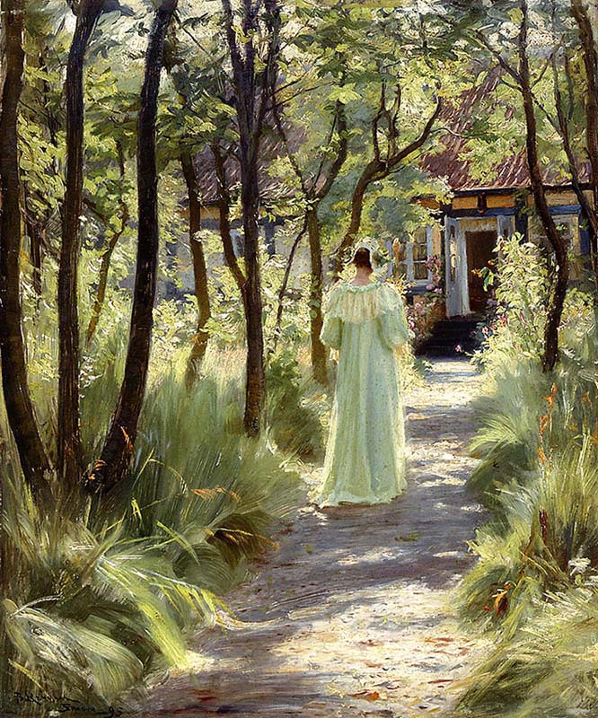 Marie in the Garden